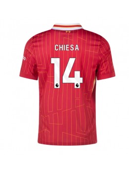 Liverpool Federico Chiesa #14 Replika Hemmakläder 2024-25 Kortärmad